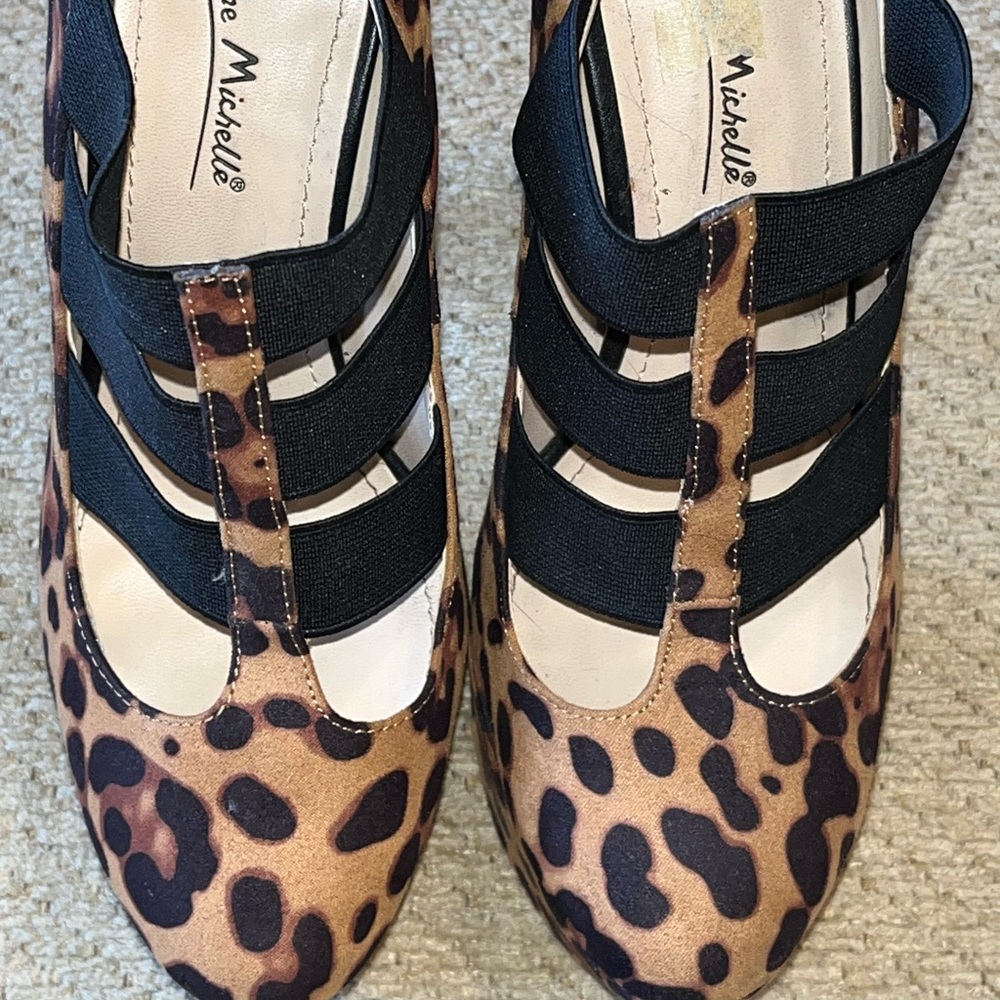 Cheetah print high heels